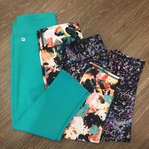 Bundle of 3 Fabletics Salar Capri Leggings